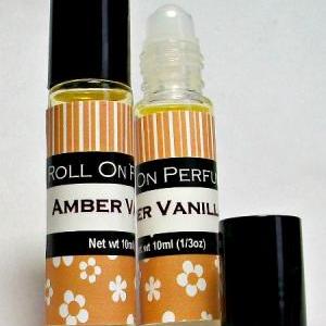Amber Vanilla Handmade Roll-on Fragrance