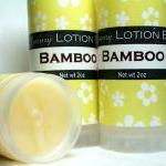 Bamboo Lotion Bar, Light Fresh Herbal Fragrance