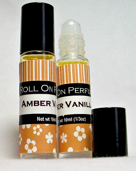 Amber Vanilla Handmade Roll-on Fragrance