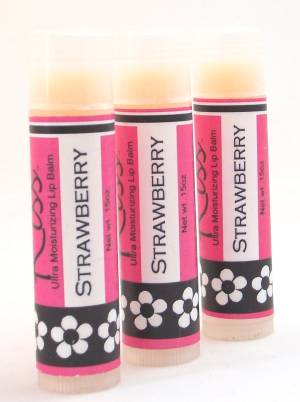 Strawberry Kiss™ Lip Balm, Super Moisturizing Formula, Fruit Flavor