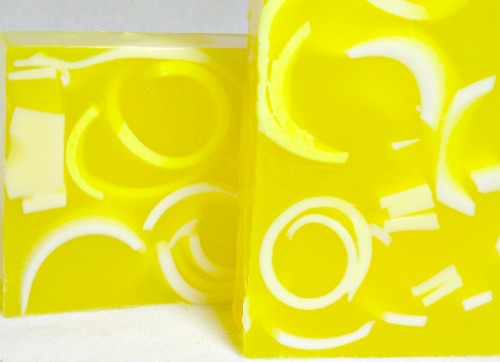 Lemon Sugar Swirly Curly Soap