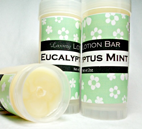 Eucalyptus Mint Solid Lotion Bar, Eucalyptus Plus Spearmint